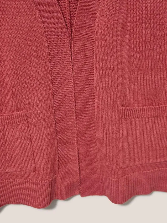 White Stuff KNITWEAR Tiana Open Neck Cardi Mid Pink 8211 Women White Stuff KNITWEAR Tiana Open Neck Cardi Mid Pink 8211 Women