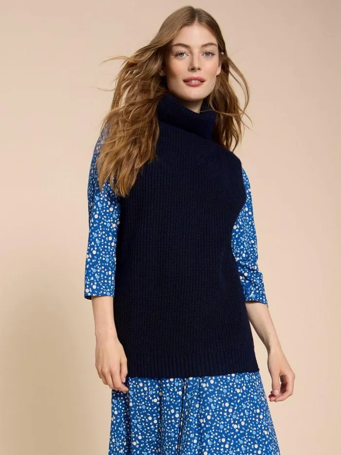White Stuff KNITWEAR TRIXIE TANK French Navy 8211 Women