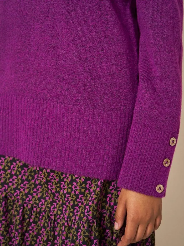 White Stuff KNITWEAR WAVERLY JUMPER Mid Purple 8211 Women