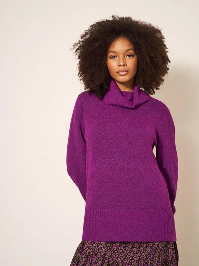 White Stuff KNITWEAR WAVERLY JUMPER Mid Purple 8211 Women White Stuff KNITWEAR WAVERLY JUMPER Mid Purple 8211 Women