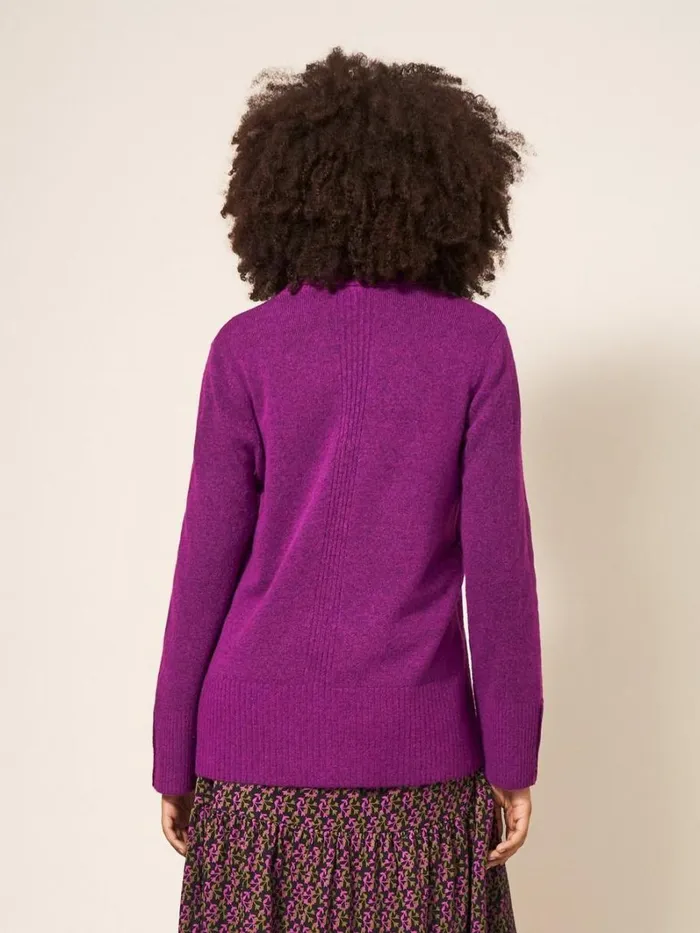 White Stuff KNITWEAR WAVERLY JUMPER Mid Purple 8211 Women White Stuff KNITWEAR WAVERLY JUMPER Mid Purple 8211 Women