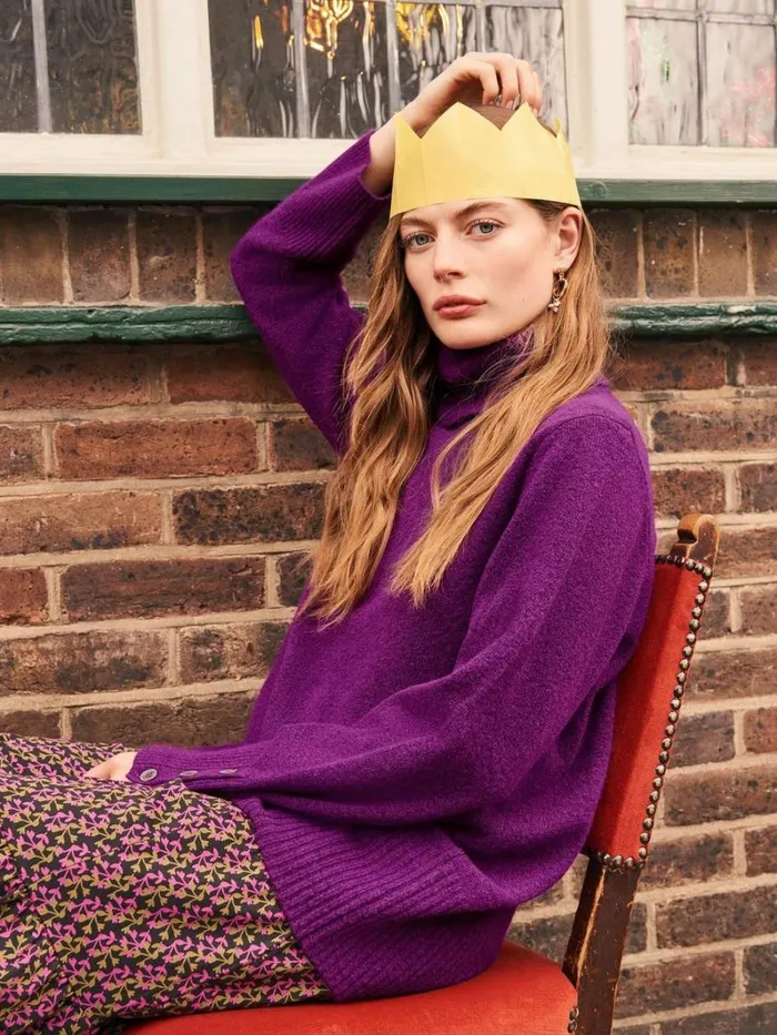 White Stuff KNITWEAR WAVERLY JUMPER Mid Purple 8211 Women White Stuff KNITWEAR WAVERLY JUMPER Mid Purple 8211 Women