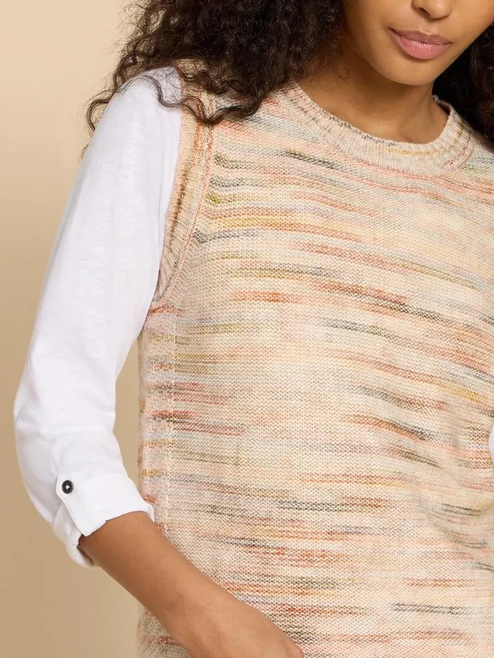 White Stuff KNITWEAR WICKHAM TANK Ivory Multi 8211 Women