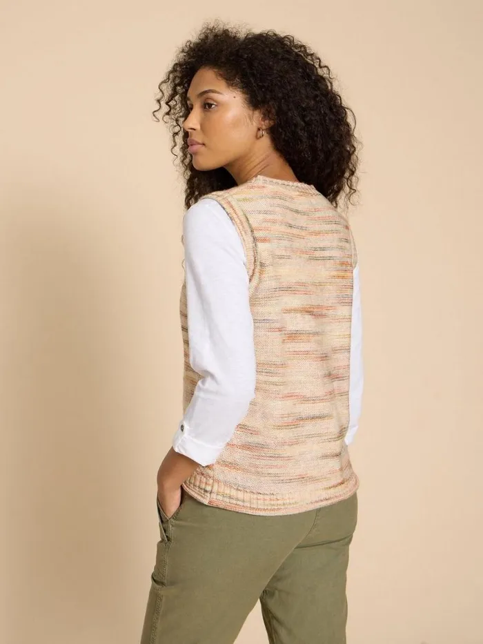 White Stuff KNITWEAR WICKHAM TANK Ivory Multi 8211 Women
