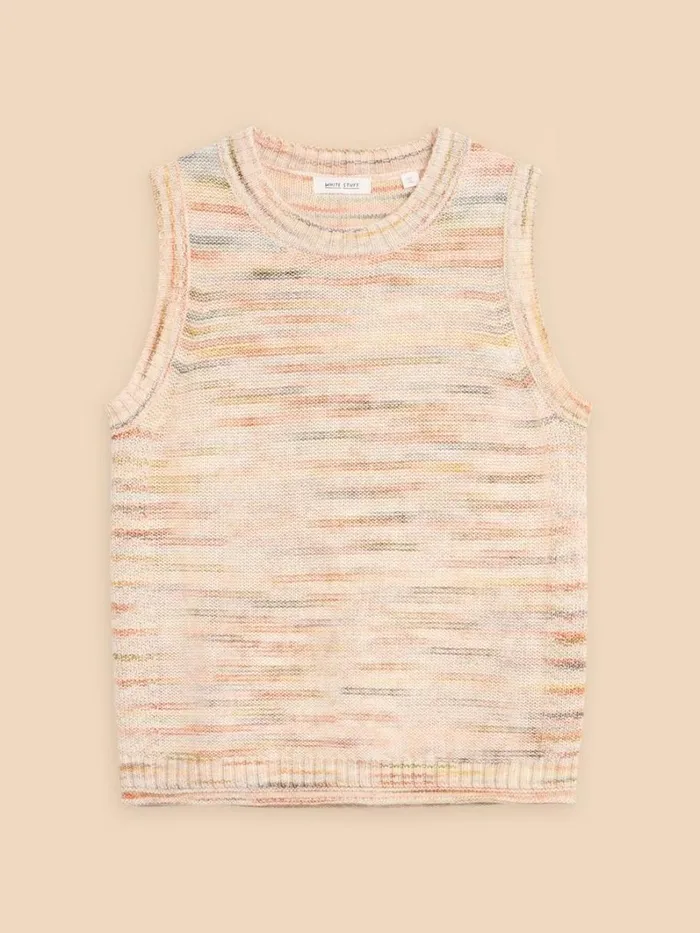 White Stuff KNITWEAR WICKHAM TANK Ivory Multi 8211 Women