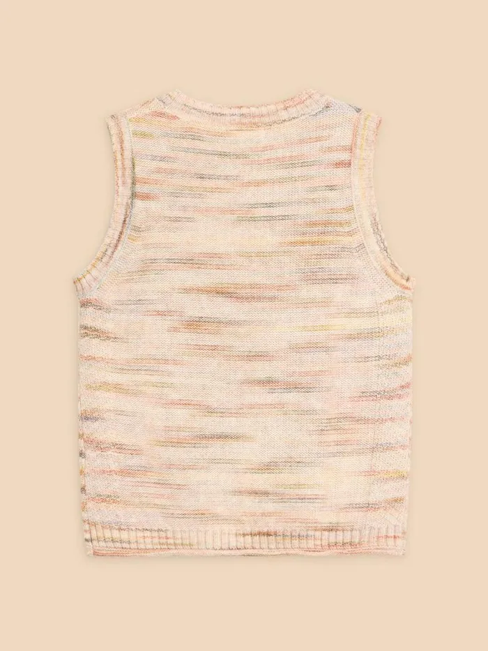 White Stuff KNITWEAR WICKHAM TANK Ivory Multi 8211 Women