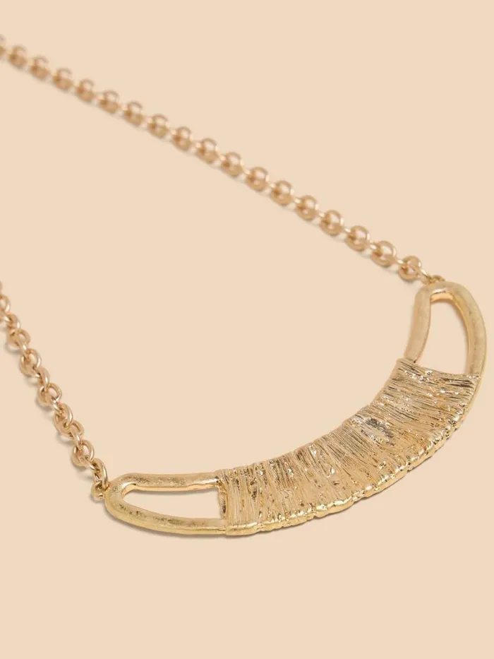 White Stuff NECKLACES Mae Metal Wrap Necklace Gold Tone Metallic 8211 Women