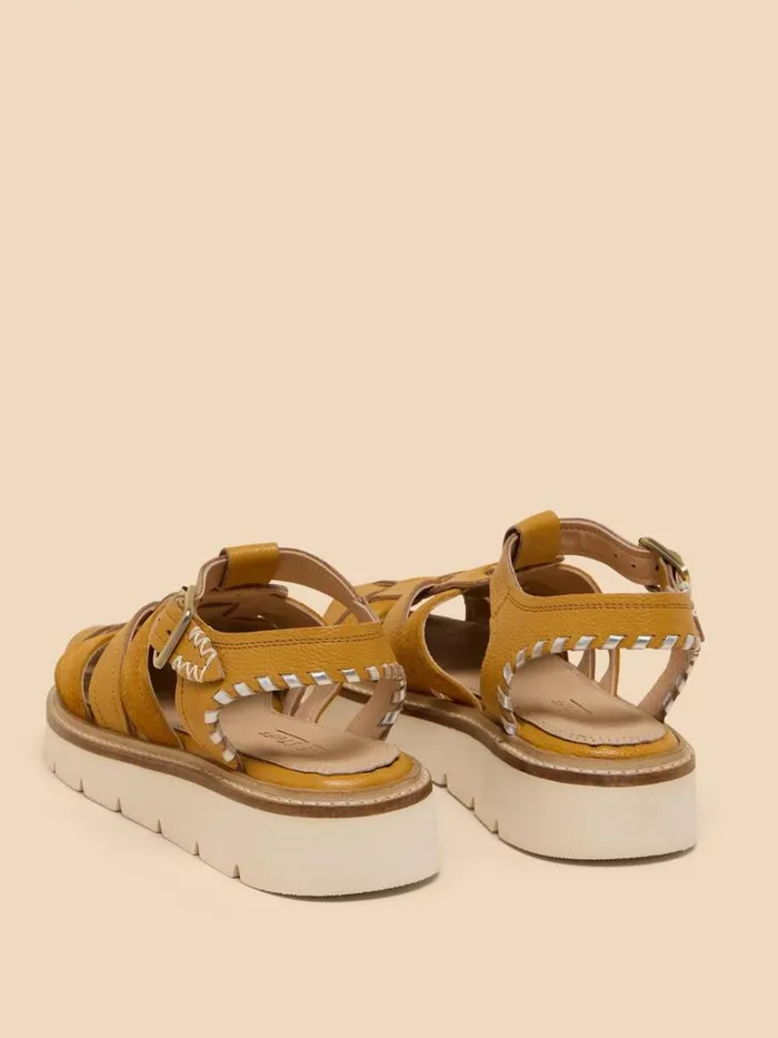 White Stuff SANDALS Chunky Fisherman Sandal Deep Yellow 8211 Women White Stuff SANDALS Chunky Fisherman Sandal Deep Yellow 8211 Women