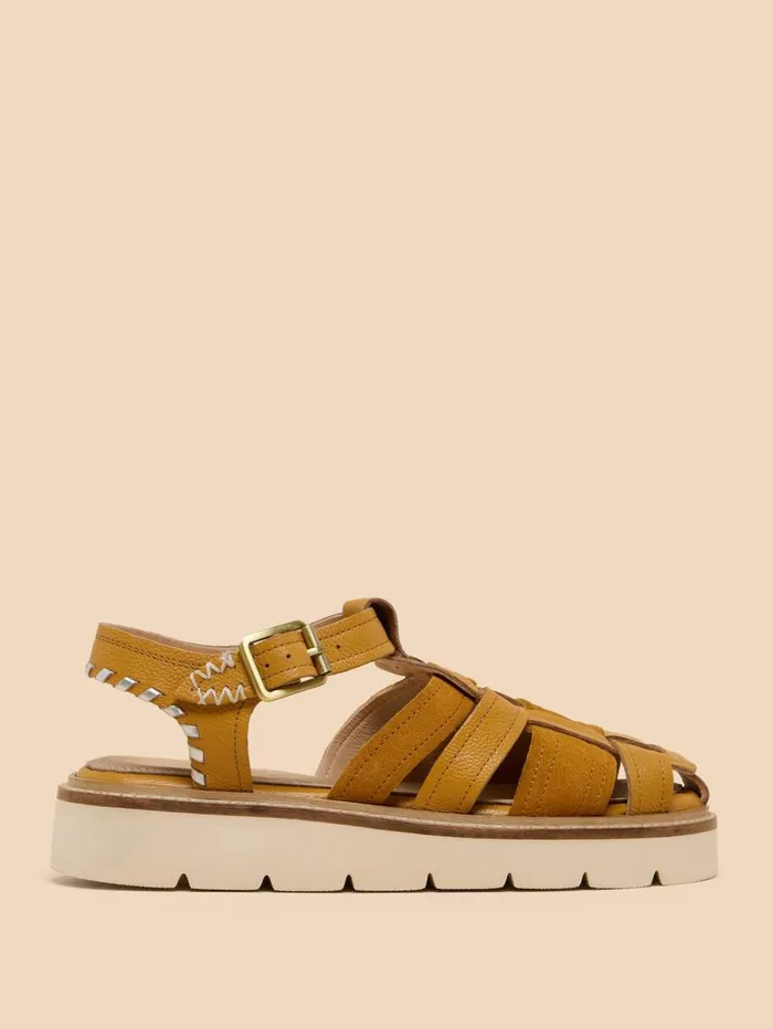 White Stuff SANDALS Chunky Fisherman Sandal Deep Yellow 8211 Women White Stuff SANDALS Chunky Fisherman Sandal Deep Yellow 8211 Women