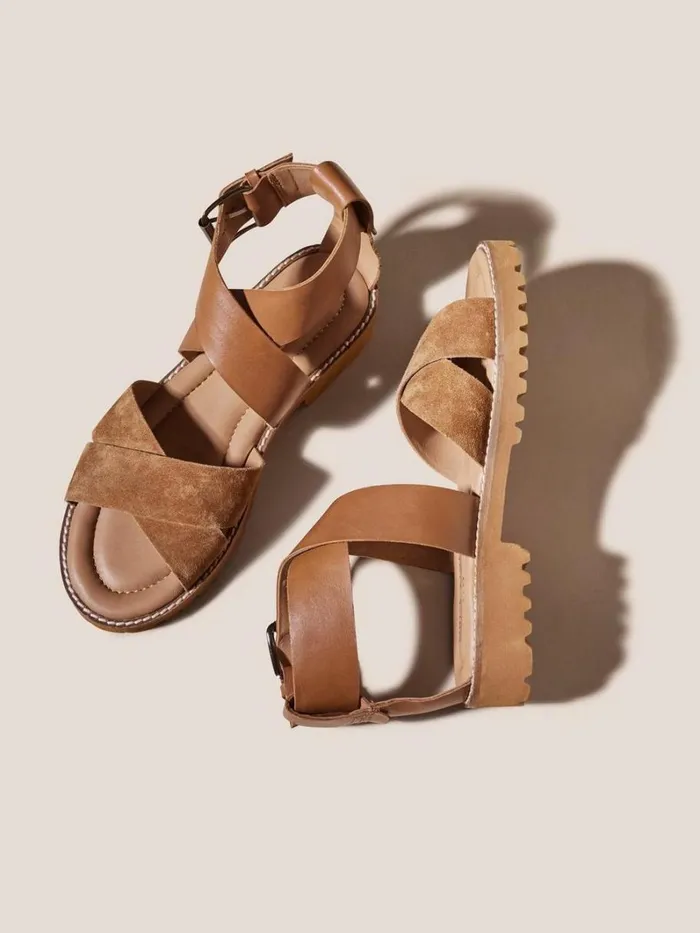 White Stuff SANDALS Chunky Leather Sandal Mid Tan 8211 Women White Stuff SANDALS Chunky Leather Sandal Mid Tan 8211 Women