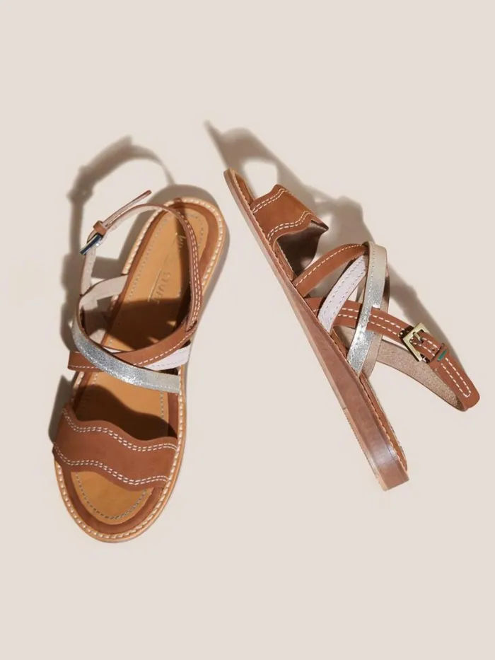 White Stuff SANDALS Mini Wedge Leather Sandal Mid Tan 8211 Women White Stuff SANDALS Mini Wedge Leather Sandal Mid Tan 8211 Women