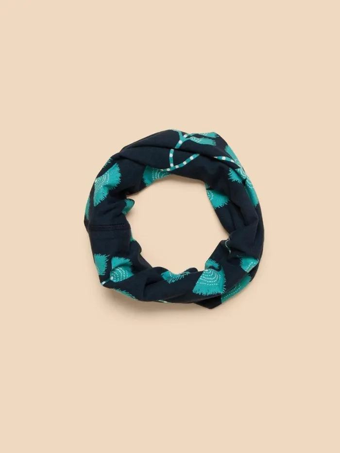 White Stuff SCARVES Versatile Cotton Jersey Roll Dark Navy 8211 Women