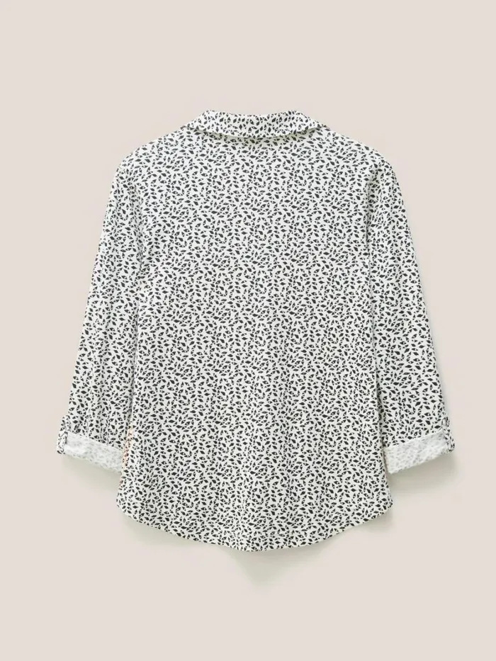 White Stuff SHIRTS and BLOUSES Annie Cotton Jersey Shirt Ivory Multi 8211 Women White Stuff SHIRTS and BLOUSES Annie Cotton Jersey Shirt Ivory Multi 8211 Women