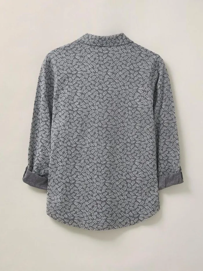 White Stuff SHIRTS and BLOUSES Annie Jersey Fairtrade Cotton Shirt Grey Multi 8211 Women White Stuff SHIRTS and BLOUSES Annie Jersey Fairtrade Cotton Shirt Grey Multi 8211 Women