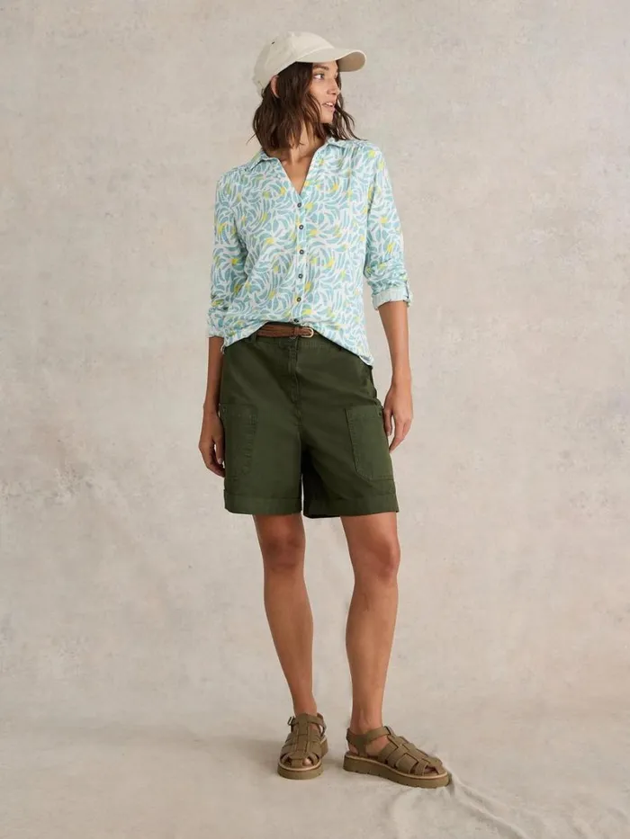 White Stuff SHIRTS and BLOUSES ANNIE JERSEY PRINT SHIRT White Multi 8211 Women White Stuff SHIRTS and BLOUSES ANNIE JERSEY PRINT SHIRT White Multi 8211 Women