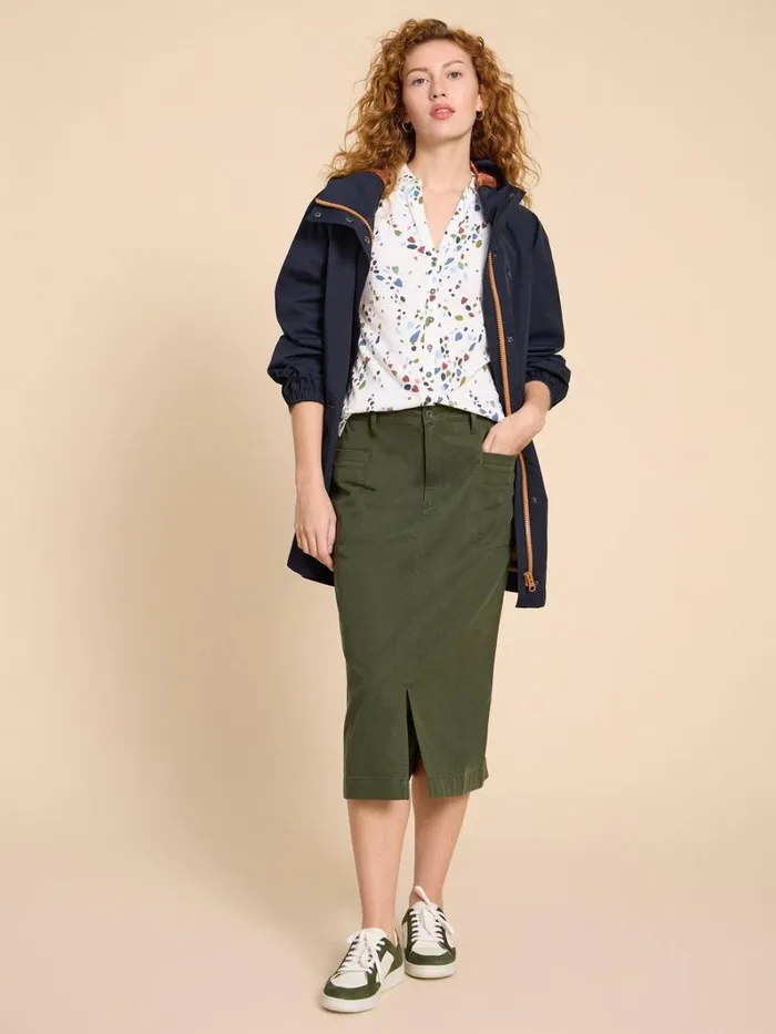 White Stuff SHIRTS and BLOUSES ANNIE JERSEY PRINT SHIRT White Print 8211 Women White Stuff SHIRTS and BLOUSES ANNIE JERSEY PRINT SHIRT White Print 8211 Women