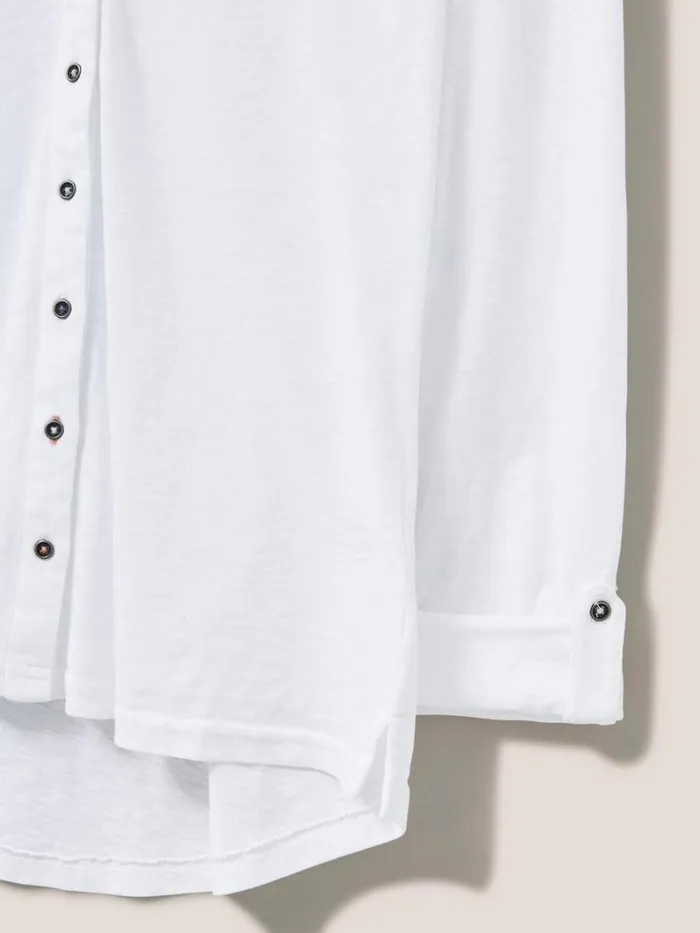 White Stuff SHIRTS and BLOUSES Annie Jersey Shirt Brilliant White 8211 Women White Stuff SHIRTS and BLOUSES Annie Jersey Shirt Brilliant White 8211 Women