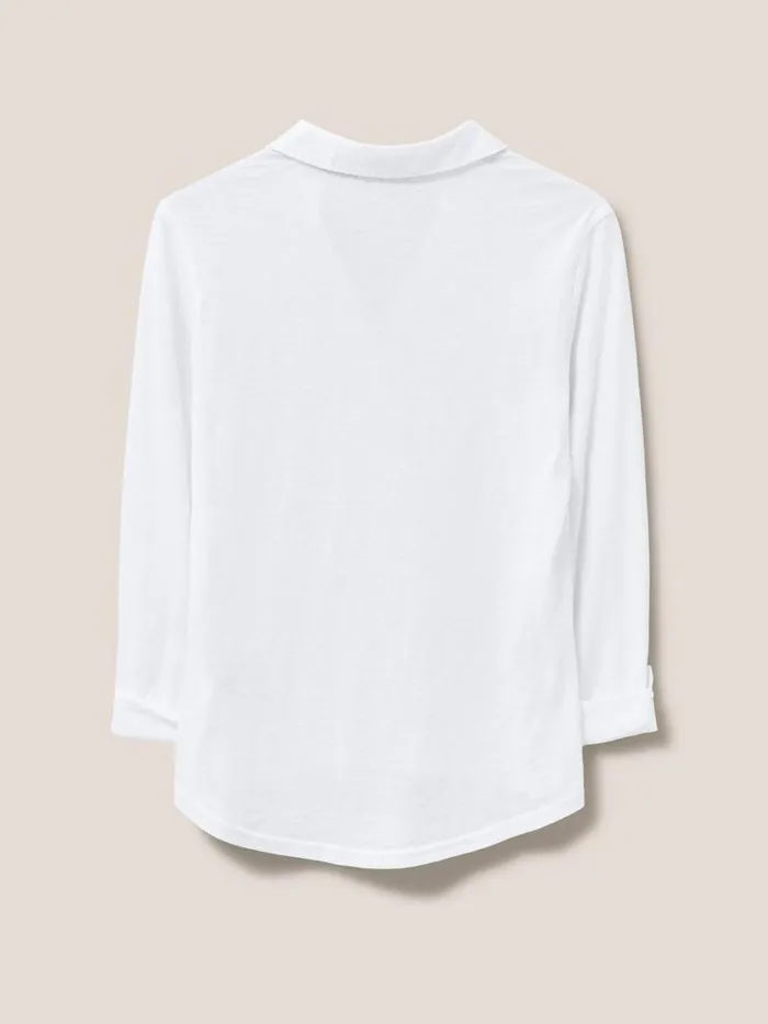 White Stuff SHIRTS and BLOUSES Annie Jersey Shirt Brilliant White 8211 Women White Stuff SHIRTS and BLOUSES Annie Jersey Shirt Brilliant White 8211 Women