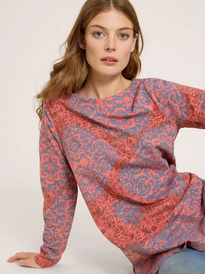 White Stuff SHIRTS and BLOUSES CARRIE LS TUNIC Red Print 8211 Women White Stuff SHIRTS and BLOUSES CARRIE LS TUNIC Red Print 8211 Women