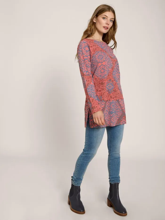 White Stuff SHIRTS and BLOUSES CARRIE LS TUNIC Red Print 8211 Women White Stuff SHIRTS and BLOUSES CARRIE LS TUNIC Red Print 8211 Women