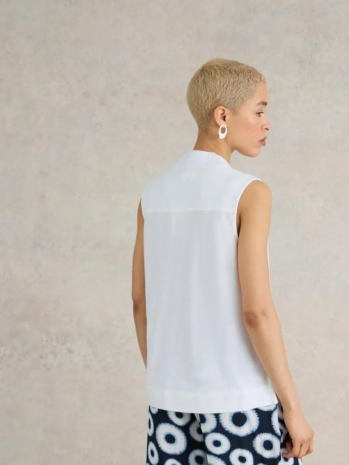 White Stuff SHIRTS and BLOUSES CELIA JERSEY MIX SHIRT Brilliant White 8211 Women White Stuff SHIRTS and BLOUSES CELIA JERSEY MIX SHIRT Brilliant White 8211 Women