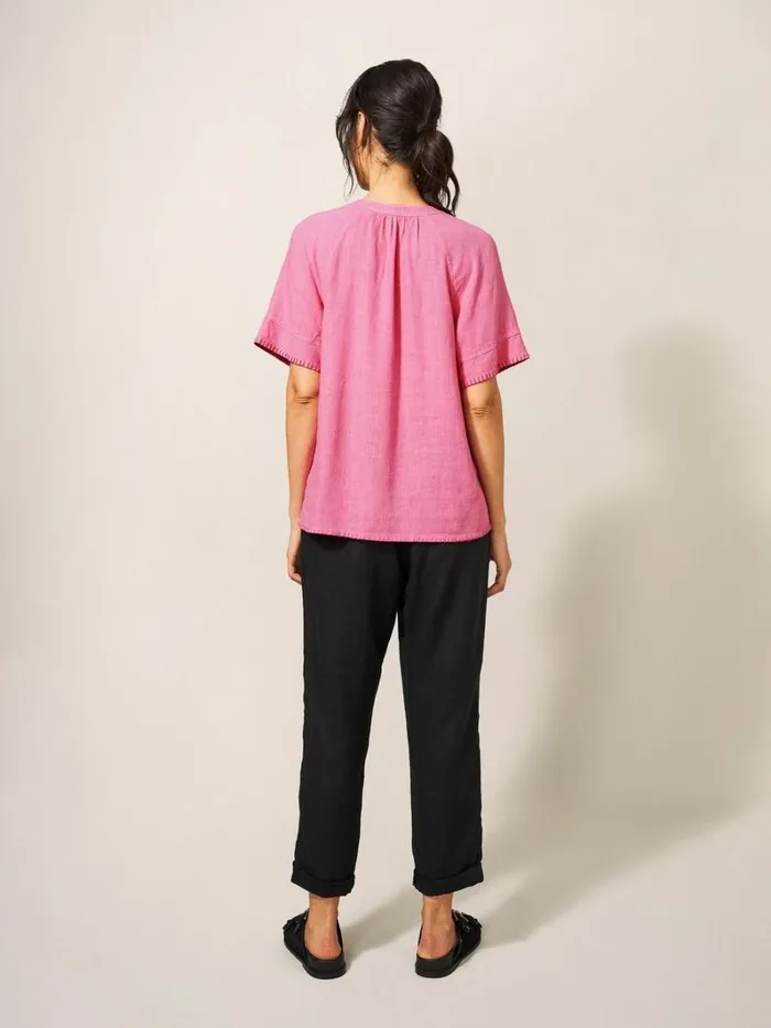 White Stuff SHIRTS and BLOUSES Cora Top Bright Pink 8211 Women