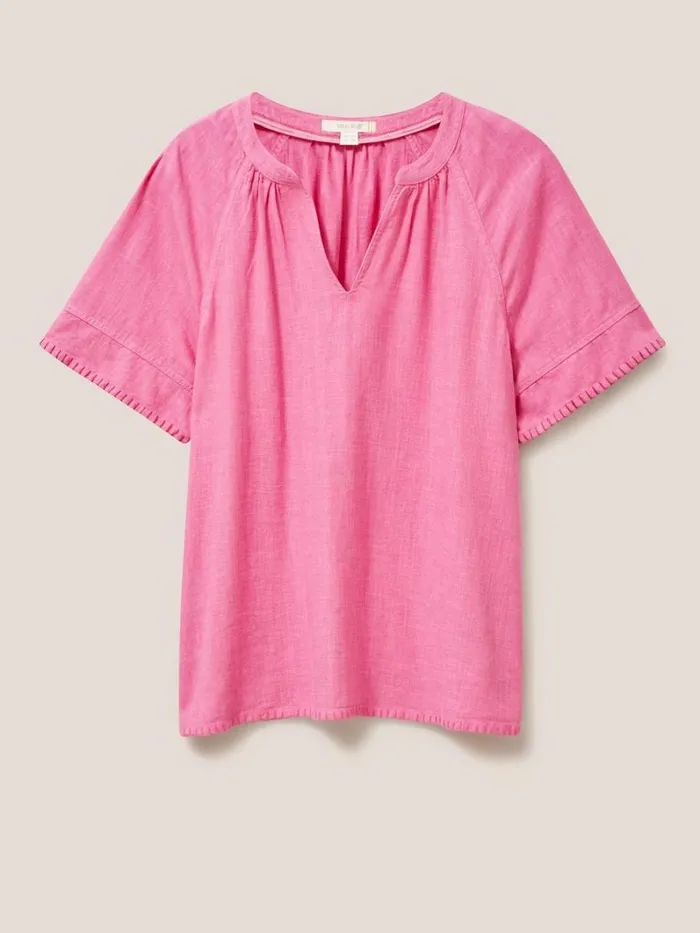 White Stuff SHIRTS and BLOUSES Cora Top Bright Pink 8211 Women