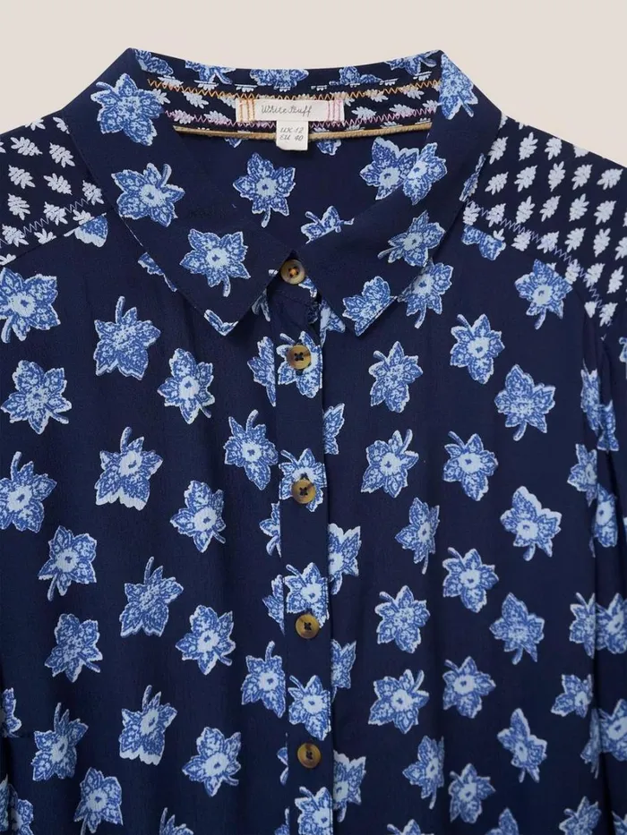 White Stuff SHIRTS and BLOUSES Danika Shirt Tunic Navy Multi 8211 Women