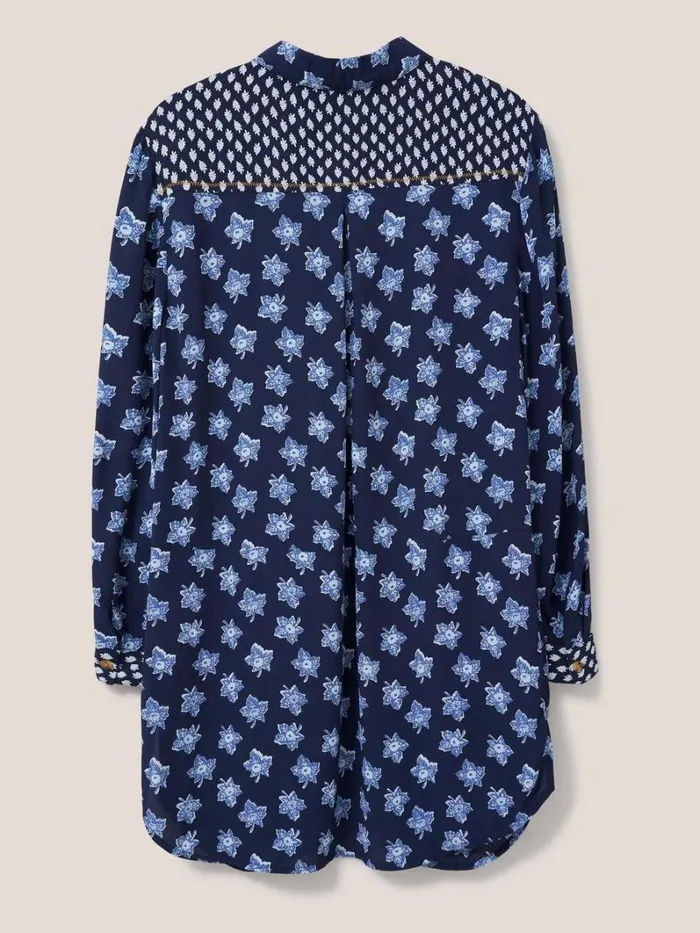 White Stuff SHIRTS and BLOUSES Danika Shirt Tunic Navy Multi 8211 Women
