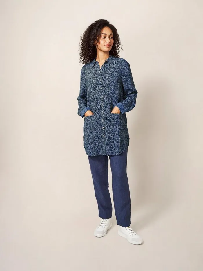 White Stuff SHIRTS and BLOUSES Dannika Tunic Blue Multi 8211 Women