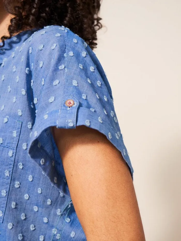 White Stuff SHIRTS and BLOUSES Ella Organic Cotton Shirt Blue Multi 8211 Women White Stuff SHIRTS and BLOUSES Ella Organic Cotton Shirt Blue Multi 8211 Women
