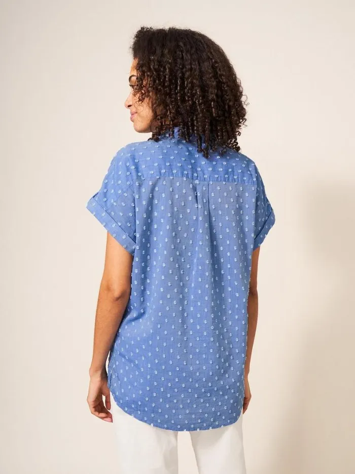 White Stuff SHIRTS and BLOUSES Ella Organic Cotton Shirt Blue Multi 8211 Women White Stuff SHIRTS and BLOUSES Ella Organic Cotton Shirt Blue Multi 8211 Women