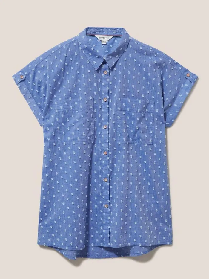 White Stuff SHIRTS and BLOUSES Ella Organic Cotton Shirt Blue Multi 8211 Women White Stuff SHIRTS and BLOUSES Ella Organic Cotton Shirt Blue Multi 8211 Women