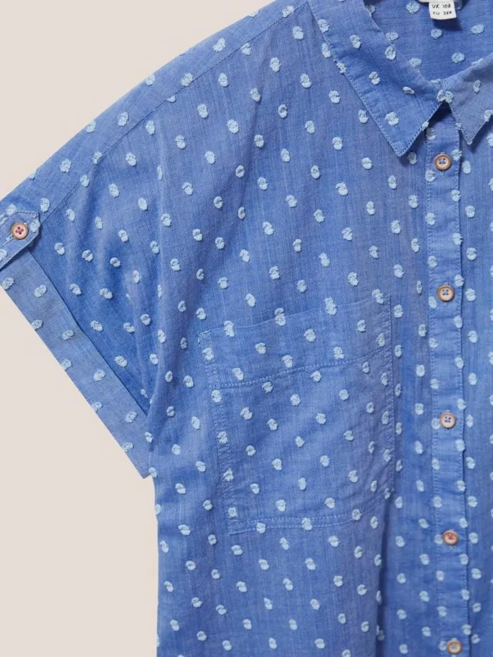 White Stuff SHIRTS and BLOUSES Ella Organic Cotton Shirt Blue Multi 8211 Women White Stuff SHIRTS and BLOUSES Ella Organic Cotton Shirt Blue Multi 8211 Women