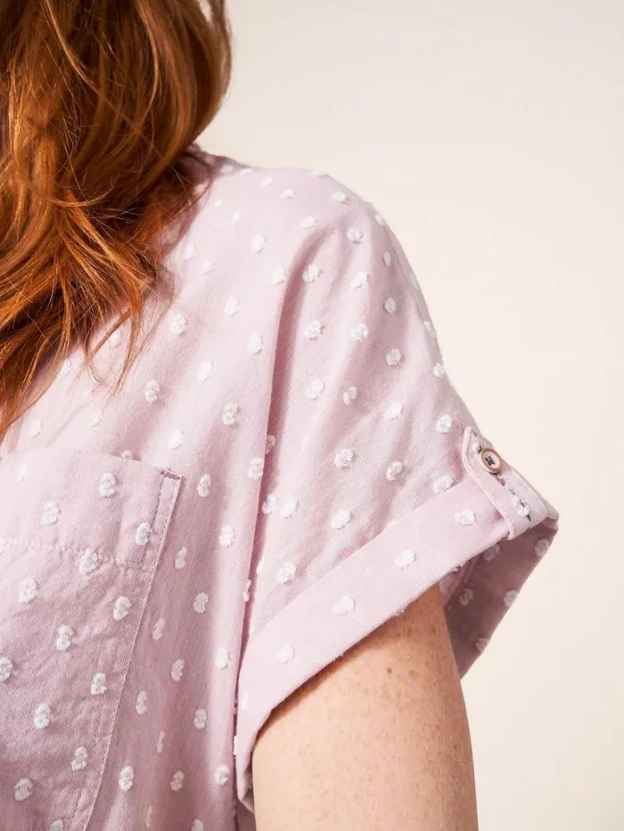 White Stuff SHIRTS and BLOUSES Ella Organic Cotton Shirt Mid Pink 8211 Women White Stuff SHIRTS and BLOUSES Ella Organic Cotton Shirt Mid Pink 8211 Women