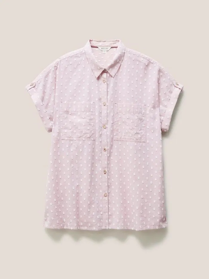 White Stuff SHIRTS and BLOUSES Ella Organic Cotton Shirt Mid Pink 8211 Women White Stuff SHIRTS and BLOUSES Ella Organic Cotton Shirt Mid Pink 8211 Women