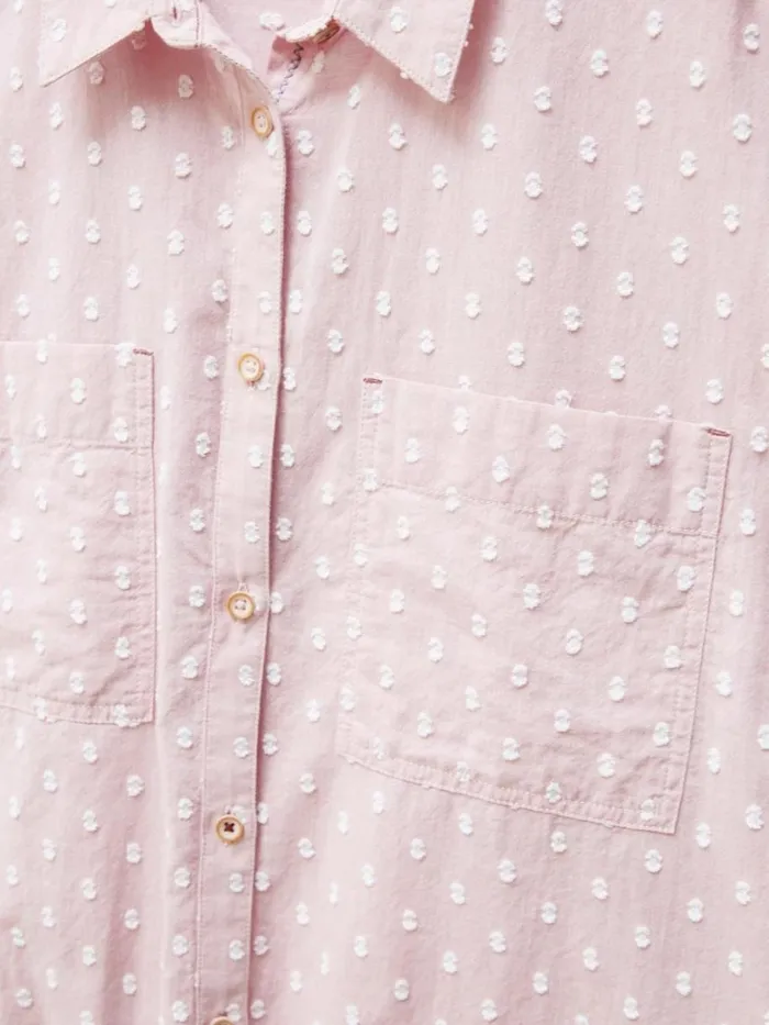 White Stuff SHIRTS and BLOUSES Ella Organic Cotton Shirt Mid Pink 8211 Women White Stuff SHIRTS and BLOUSES Ella Organic Cotton Shirt Mid Pink 8211 Women
