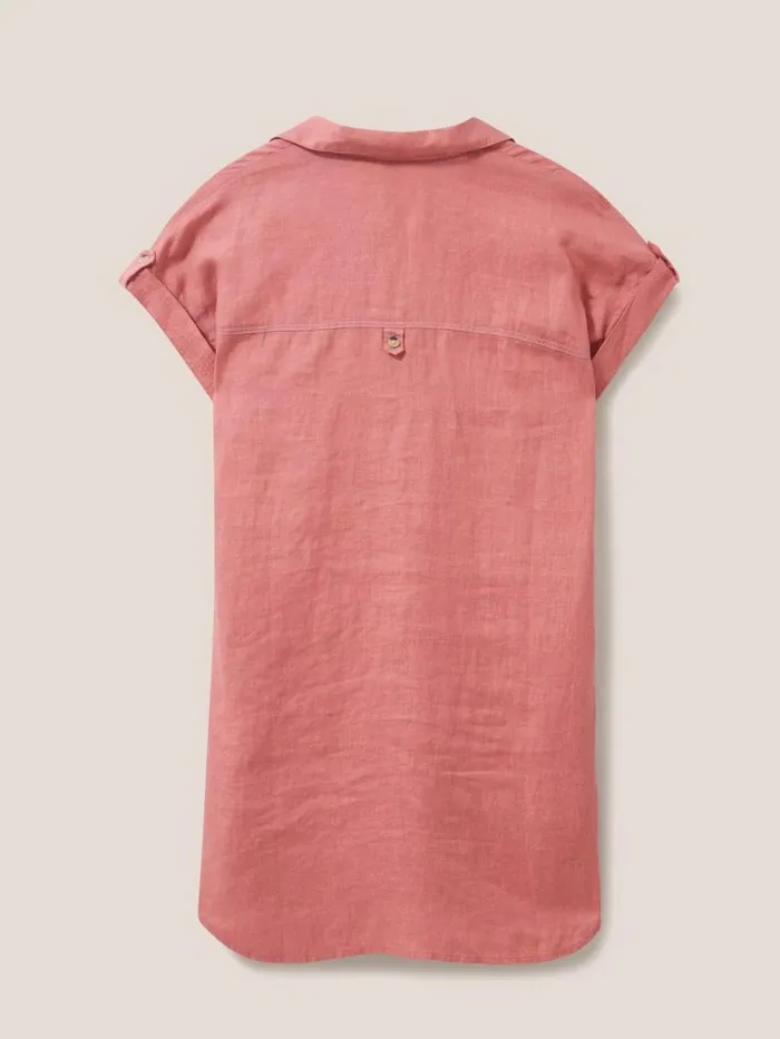 White Stuff SHIRTS and BLOUSES Elsie Linen Tunic Mid Plum 8211 Women White Stuff SHIRTS and BLOUSES Elsie Linen Tunic Mid Plum 8211 Women