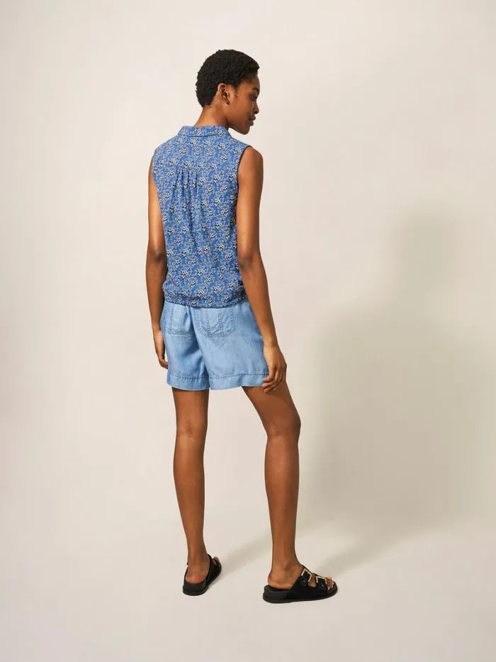 White Stuff SHIRTS and BLOUSES FLOWING GRASSES JERSEY SHIRT Blue Print 8211 Women White Stuff SHIRTS and BLOUSES FLOWING GRASSES JERSEY SHIRT Blue Print 8211 Women