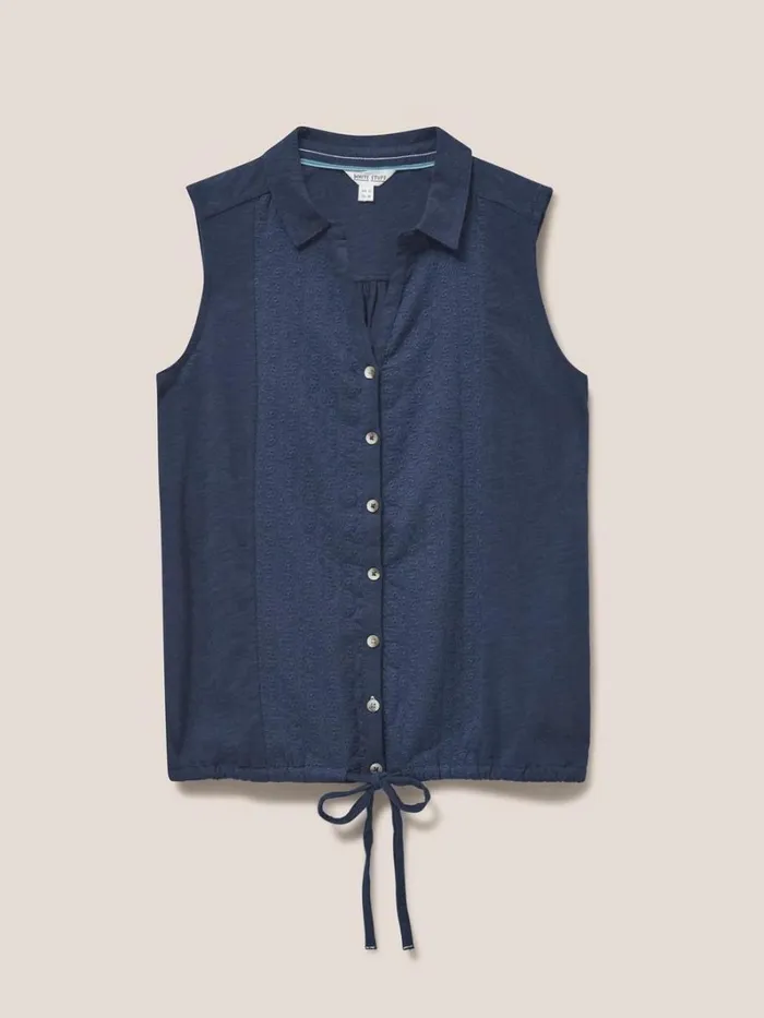 White Stuff SHIRTS and BLOUSES FLOWING GRASSES JERSEY SHIRT French Navy 8211 Women White Stuff SHIRTS and BLOUSES FLOWING GRASSES JERSEY SHIRT French Navy 8211 Women