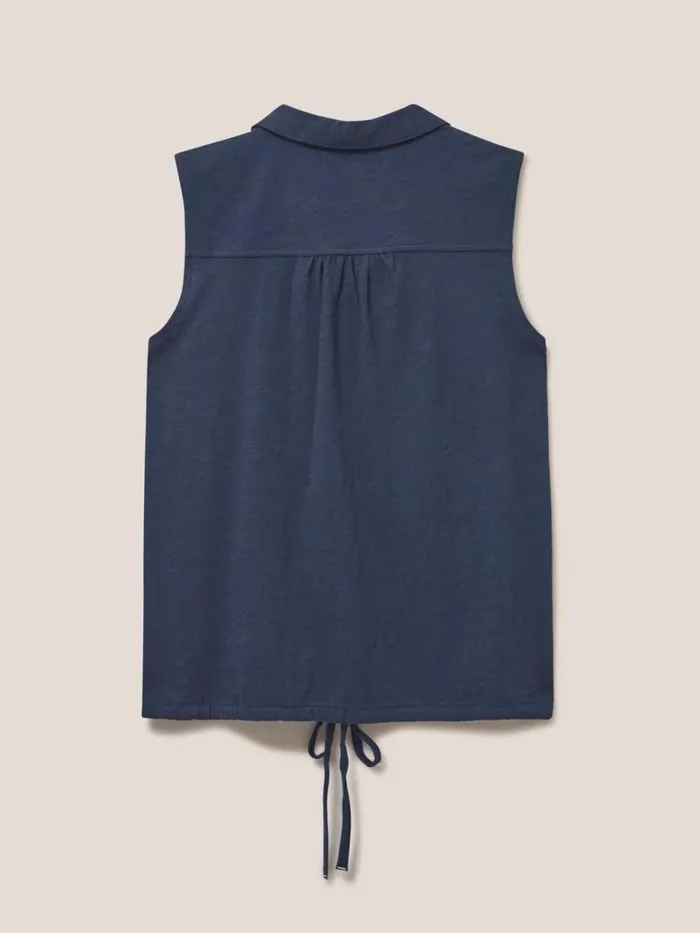 White Stuff SHIRTS and BLOUSES FLOWING GRASSES JERSEY SHIRT French Navy 8211 Women White Stuff SHIRTS and BLOUSES FLOWING GRASSES JERSEY SHIRT French Navy 8211 Women