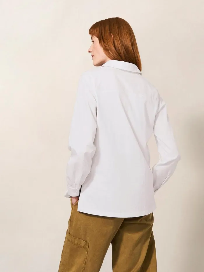 White Stuff SHIRTS and BLOUSES Fran Long Sleeve Shirt Brilliant White 8211 Women White Stuff SHIRTS and BLOUSES Fran Long Sleeve Shirt Brilliant White 8211 Women