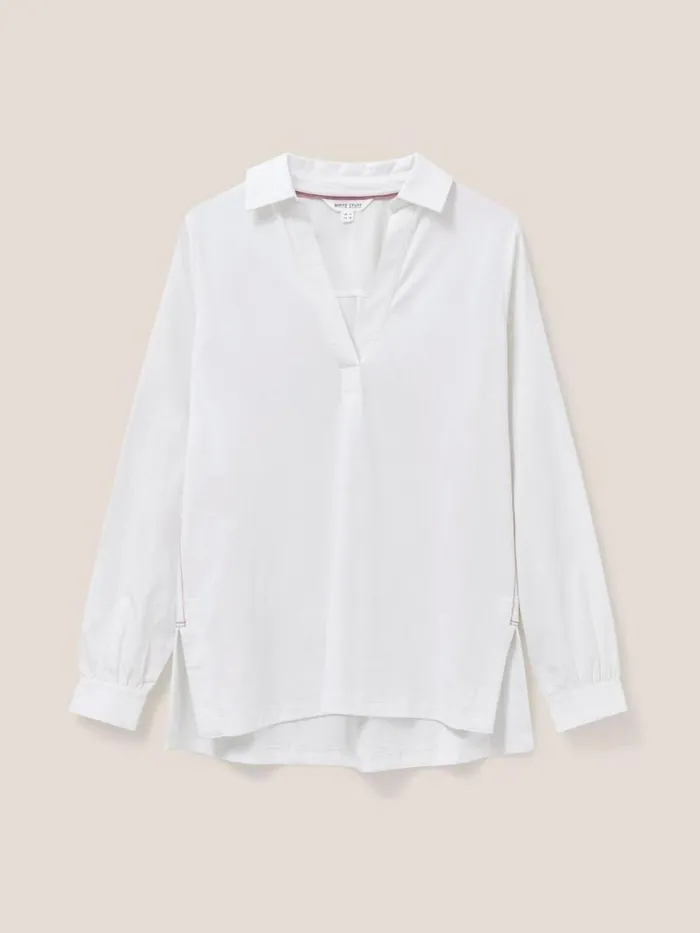 White Stuff SHIRTS and BLOUSES Fran Long Sleeve Shirt Brilliant White 8211 Women White Stuff SHIRTS and BLOUSES Fran Long Sleeve Shirt Brilliant White 8211 Women