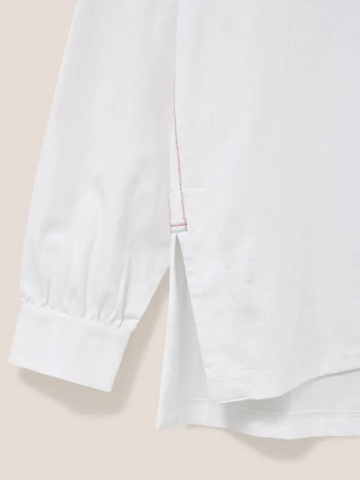 White Stuff SHIRTS and BLOUSES Fran Long Sleeve Shirt Brilliant White 8211 Women White Stuff SHIRTS and BLOUSES Fran Long Sleeve Shirt Brilliant White 8211 Women