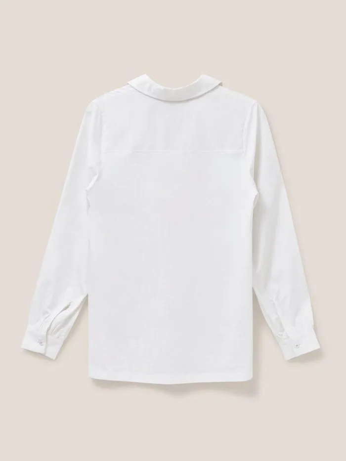 White Stuff SHIRTS and BLOUSES Fran Long Sleeve Shirt Brilliant White 8211 Women White Stuff SHIRTS and BLOUSES Fran Long Sleeve Shirt Brilliant White 8211 Women