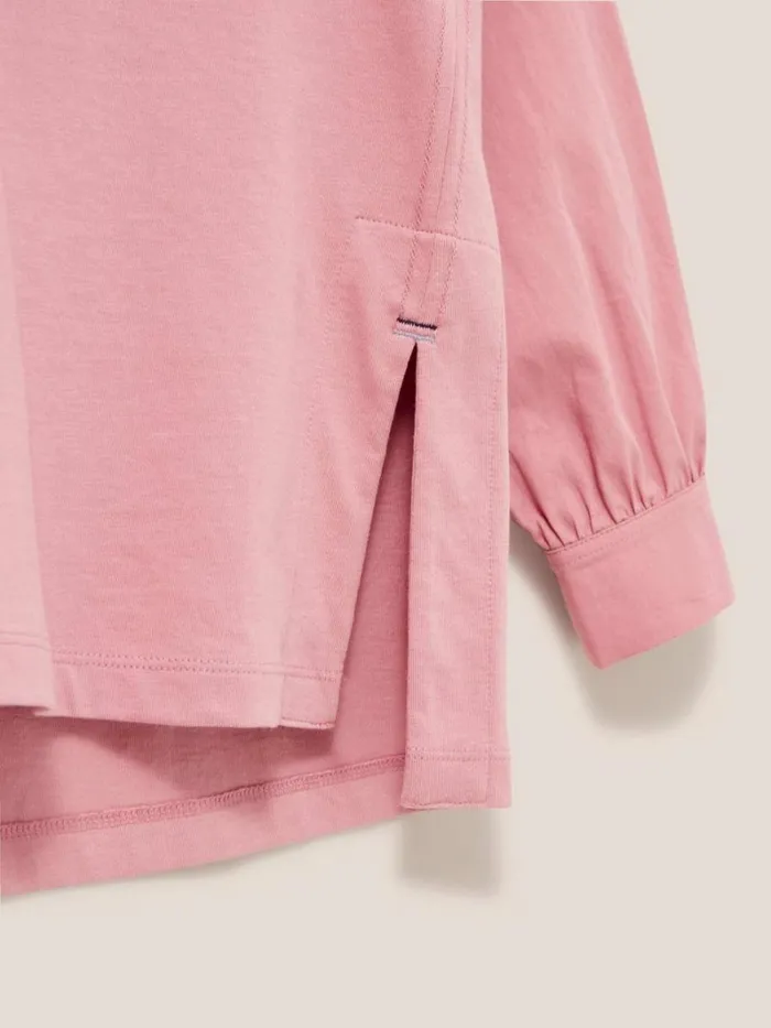 White Stuff SHIRTS and BLOUSES Fran Plain Shirt Mid Pink 8211 Women