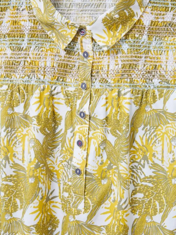 White Stuff SHIRTS and BLOUSES Gianna Cotton Shirt Green Multi 8211 Women White Stuff SHIRTS and BLOUSES Gianna Cotton Shirt Green Multi 8211 Women