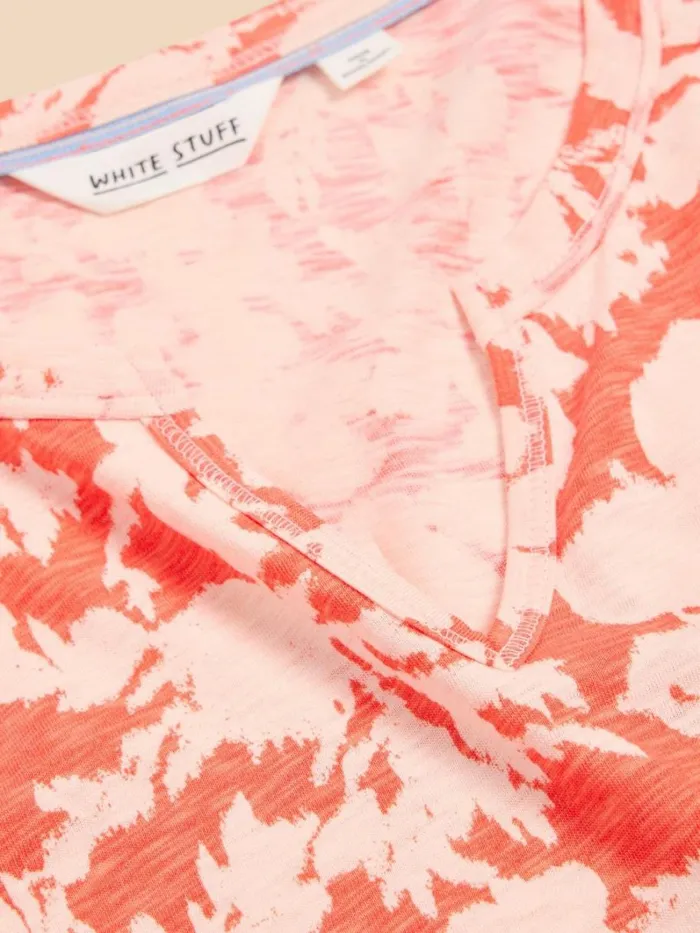 White Stuff SHIRTS and BLOUSES LAILA VEST Orange Print 8211 Women