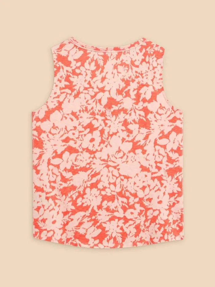 White Stuff SHIRTS and BLOUSES LAILA VEST Orange Print 8211 Women