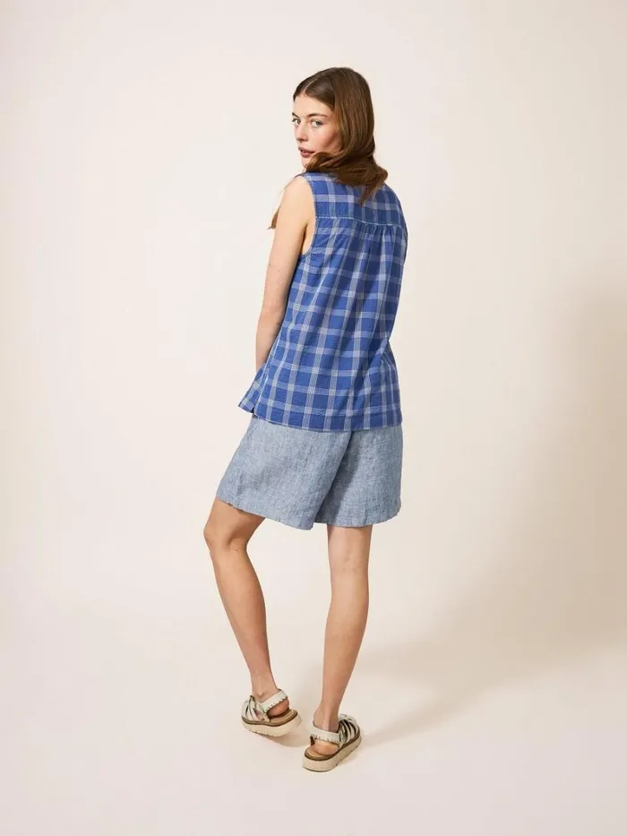 White Stuff SHIRTS and BLOUSES Lizzie Cotton Check Shirt Blue Multi 8211 Women White Stuff SHIRTS and BLOUSES Lizzie Cotton Check Shirt Blue Multi 8211 Women